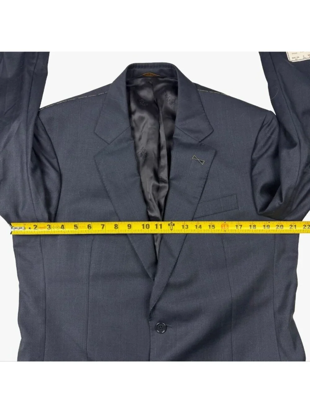 NEW Jos A Bank Signature Gold Men's Wool 2-Button Blazer Windowpane Blue • 40L